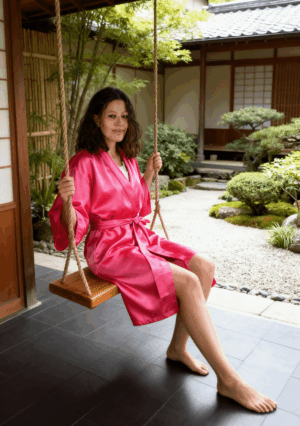 Bata Kimono Unisex de Raso