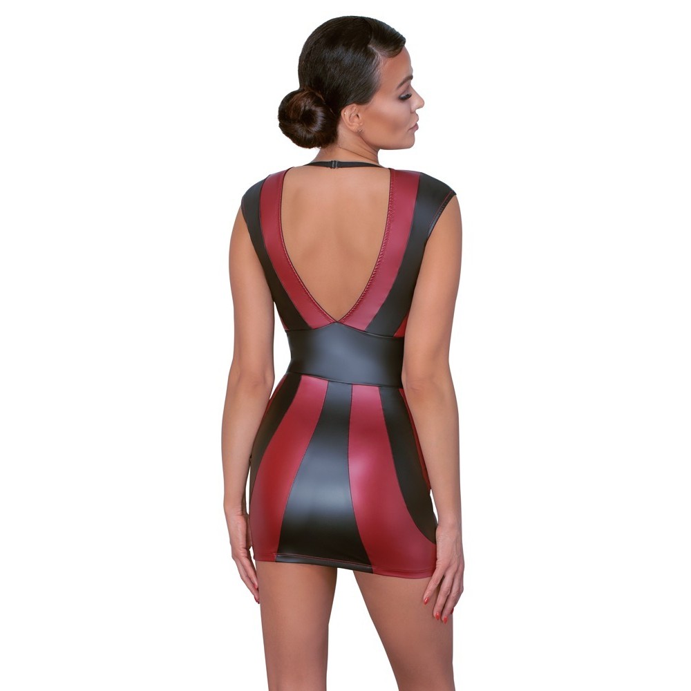 Vestido Corto Rojo Y Negro Party 2 Vestido Corto Rojo Y Negro Party - Imagen 2