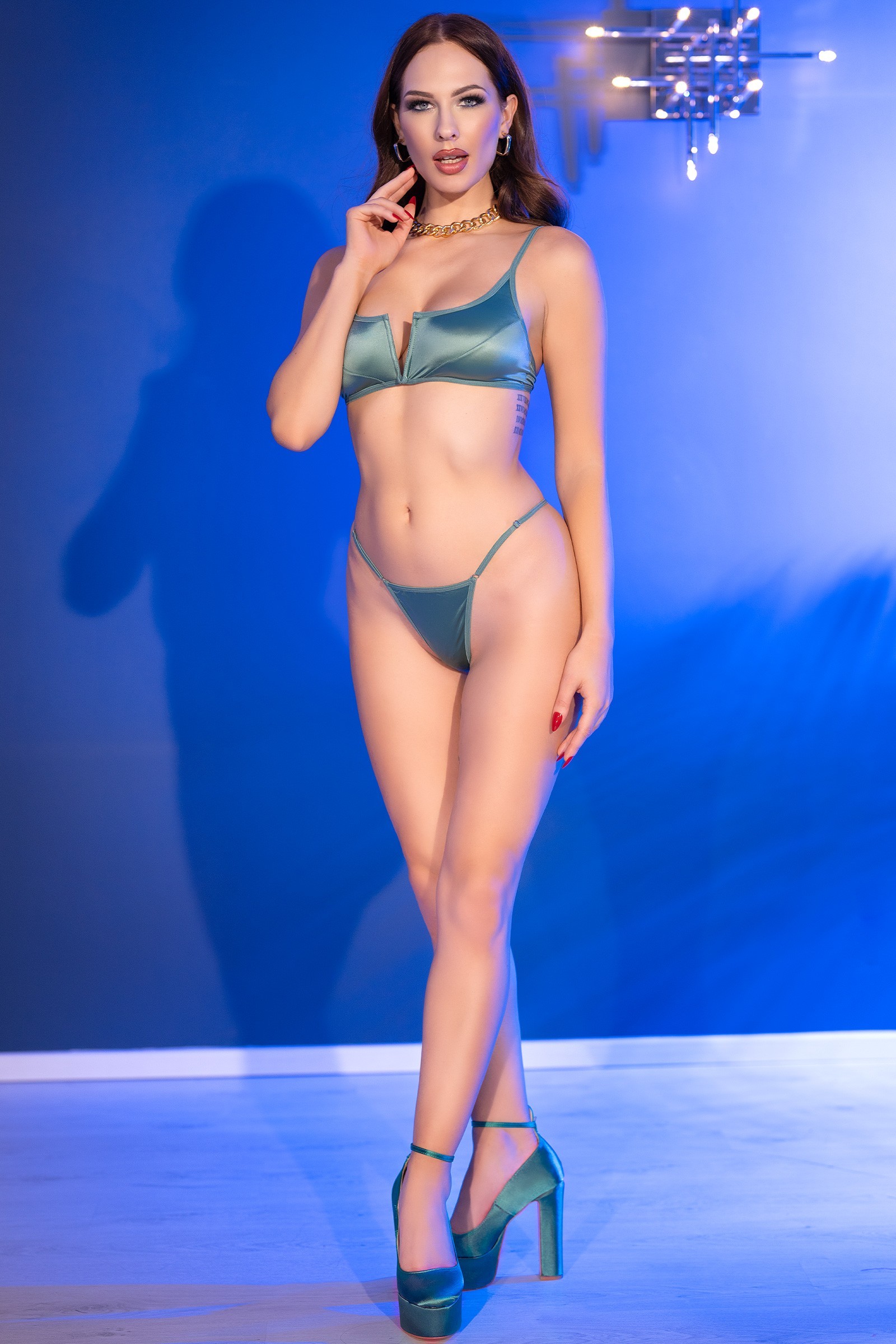 Bikini De Satén Cr-4668 - Imagen 5