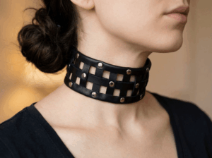 Collar Iris de Cuero