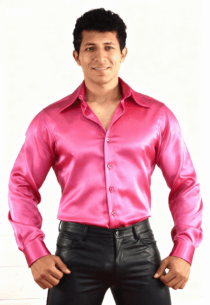 Camisa de Raso para hombre