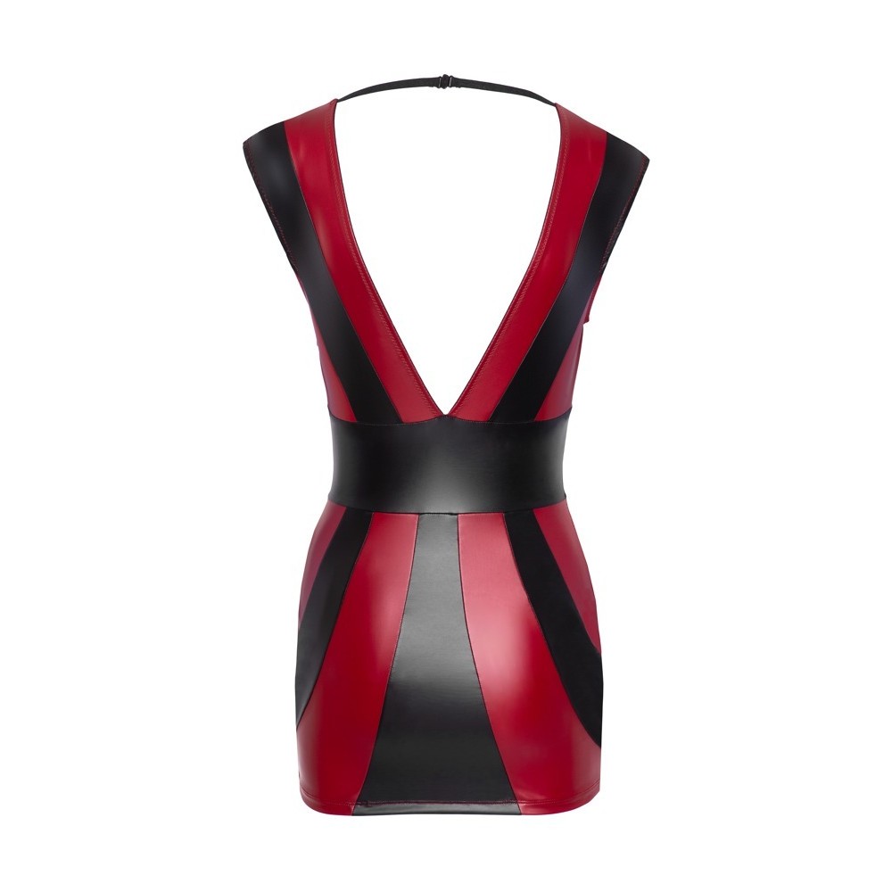 Vestido Corto Rojo Y Negro Party 5 Vestido Corto Rojo Y Negro Party - Imagen 5