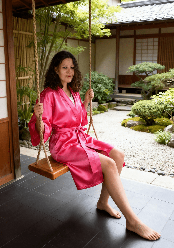 Bata Kimono Unisex De Raso