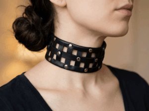 Collar Iris de Cuero